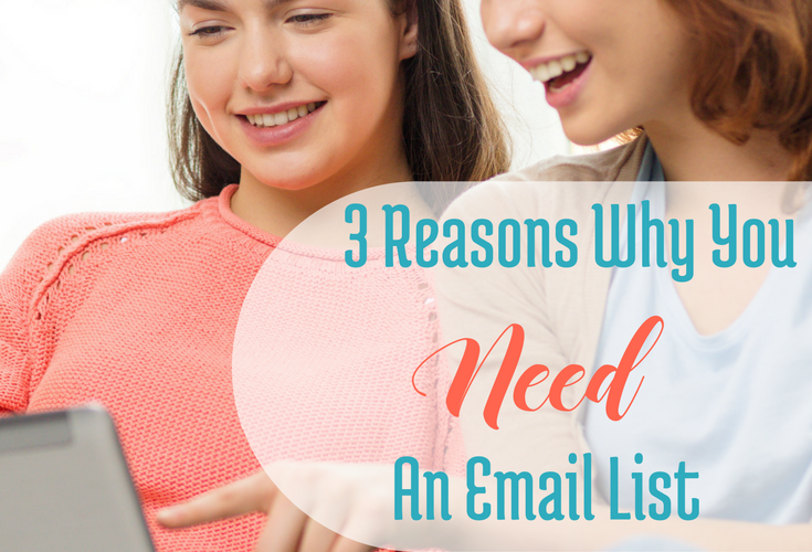 3 Reasons Why You Need an Email List, handprintlegacy.com