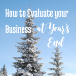 How to EVALUATE your business at year's end: A step by step guide, by handprintlegacy.com