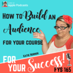 build an audience sell courses online