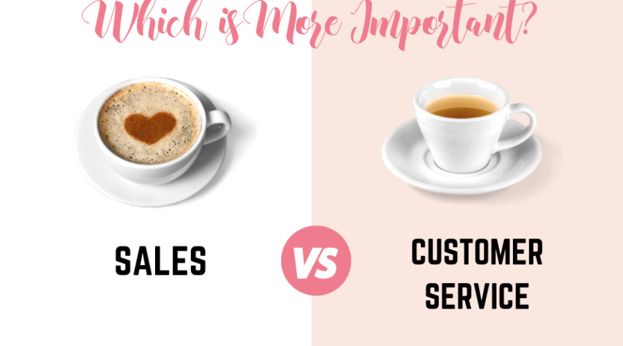 sales versus customer service