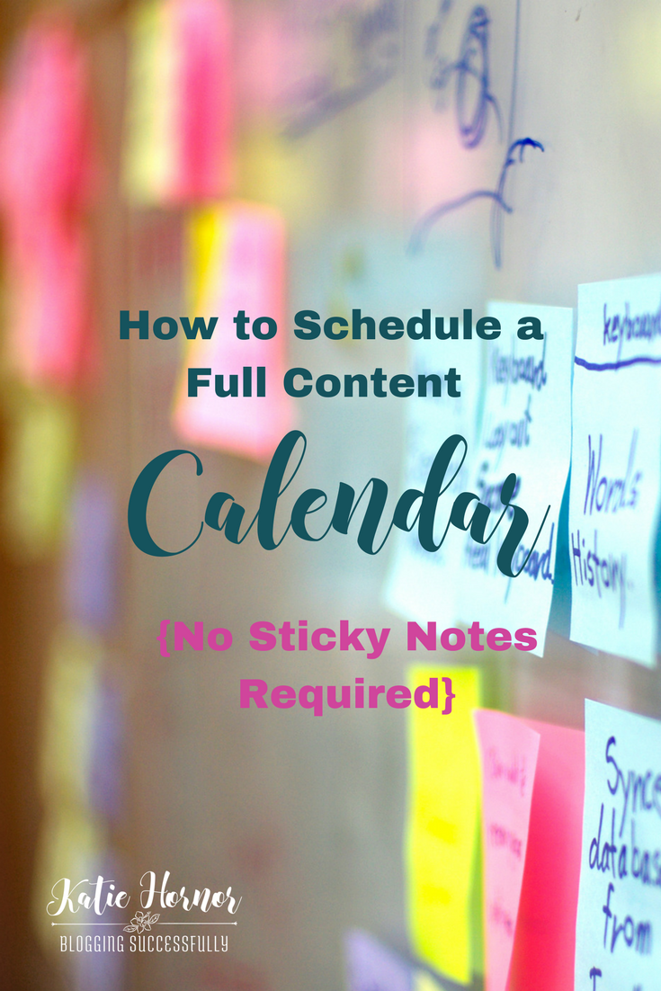 How to schedule a full content calendar. ForYourSuccessPodcast.com #46
