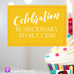 celebration is necessary cupcake on table business prosperity and failure