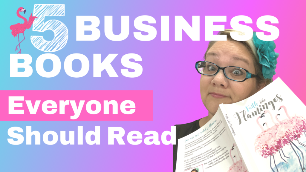 self development business books Katie Hornor with Faith like Flamingos