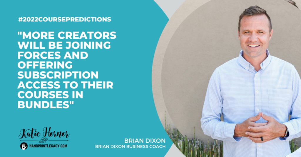 brian dixon course predictions 2022