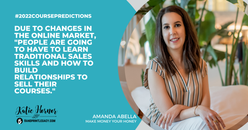 Amanda Abella course predictions 2022